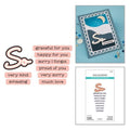 So Amazing Sentiments - Clear Stamps and Die