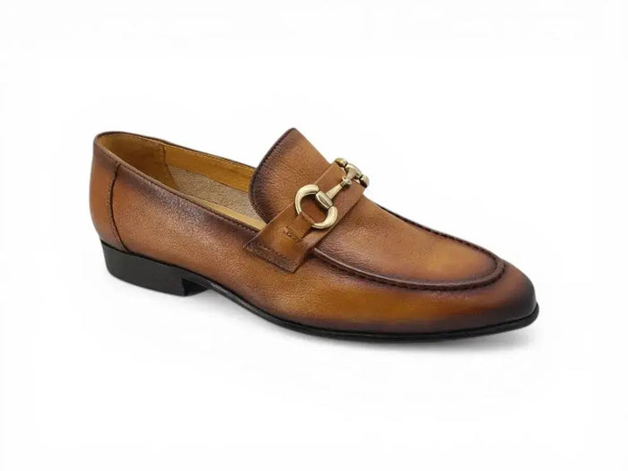 Soft Calf Leather with gold horse bit