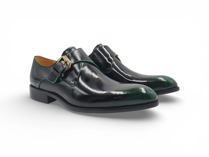 Soft Calf Patent Leather Single Monk Slip-on