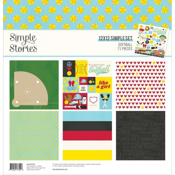 Softball - 12x12 Collection Pack