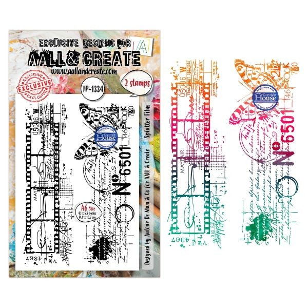Splatter Film - Clear Stamps
