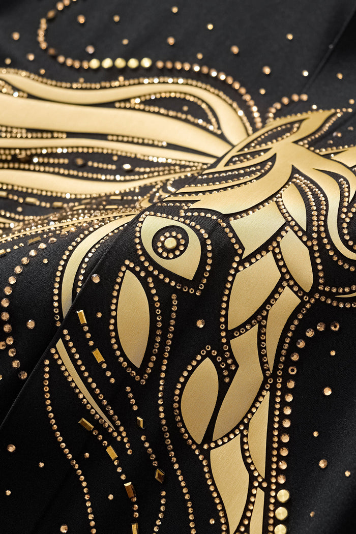 Stallion Embellished LS Shirt BLACK/GOLD