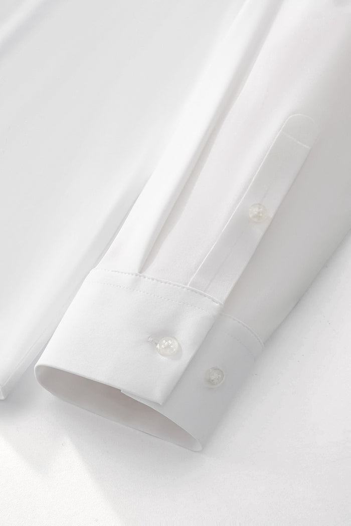Stallion Embellished LS Shirt WHITE
