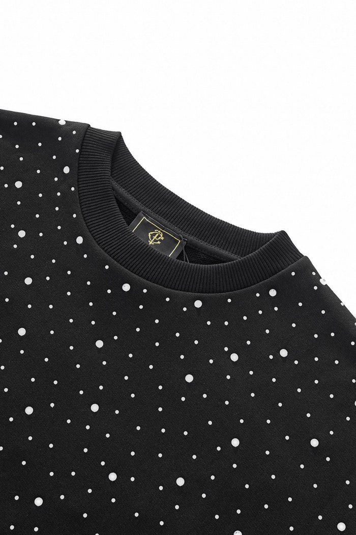 Stellar Scatter Sweatshirt – Century Penthouse BLACK/SILVER