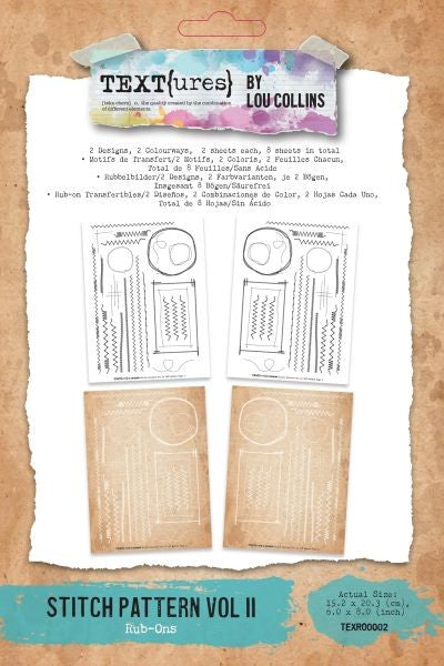 Stitch Pattern Volume II - Rub On Transfers