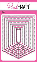 Stitched Pointed Banner Dies