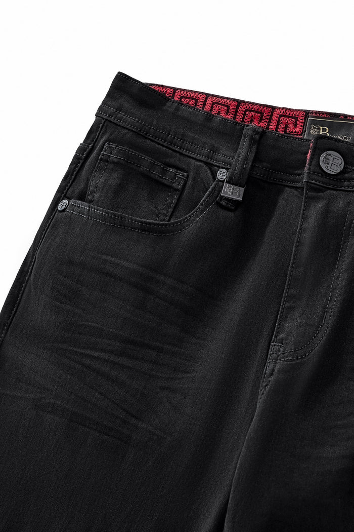 Style Staple Wide-Leg Denim BLACK