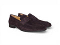 Suede Penny Loafer with Flexible Outsole