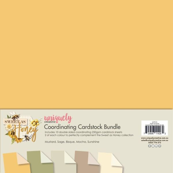 Sweet as Honey - 12x12 Coordinating Cardstock Bundle