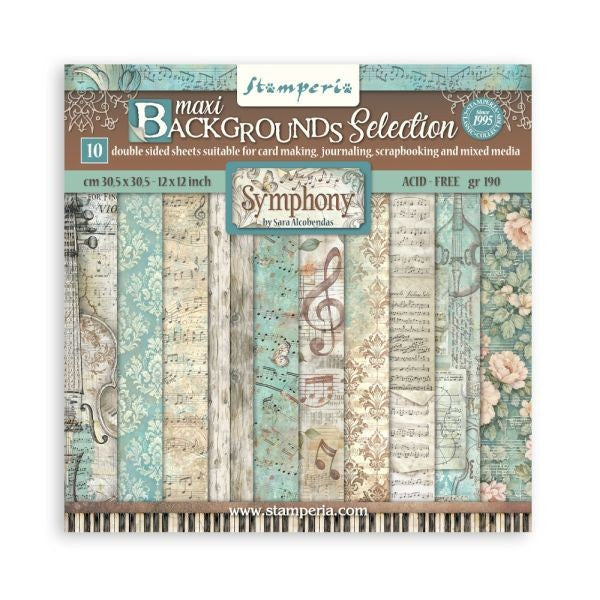 Symphony - 12x12 Collection Pack - Backgrounds