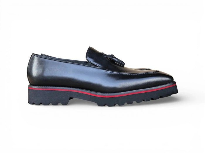 Tassel Loafer in Lug Sole