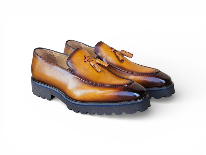 Tassel Loafer in Lug Sole