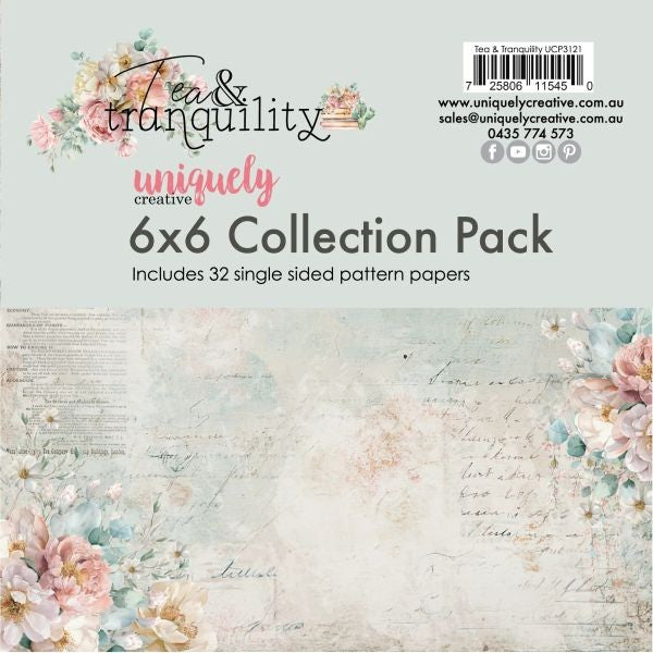 Tea & Tranquility - 6x6 Collection Pack