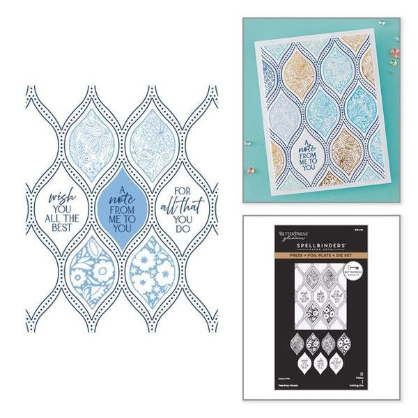 Teardrop Mosaic Press Plate & Die Set - Betterpress Socieity - March 2026