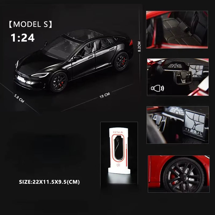 Tesla Model S Diecast Model Car – PocketGarage Edition