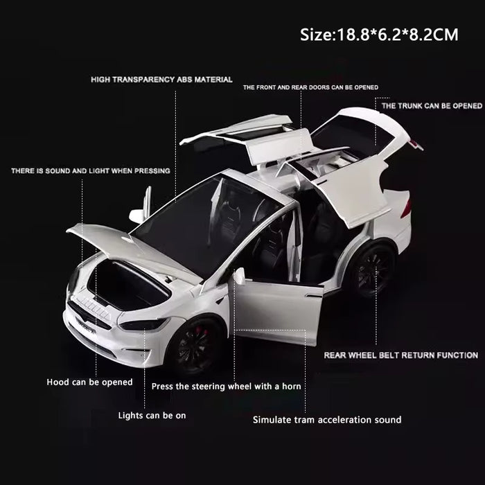 Tesla Model X Diecast Model Car – PocketGarage Edition
