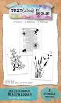TEXT{ures} - Beneath the Brambles - Meadow Ledgers - Layering Stencils