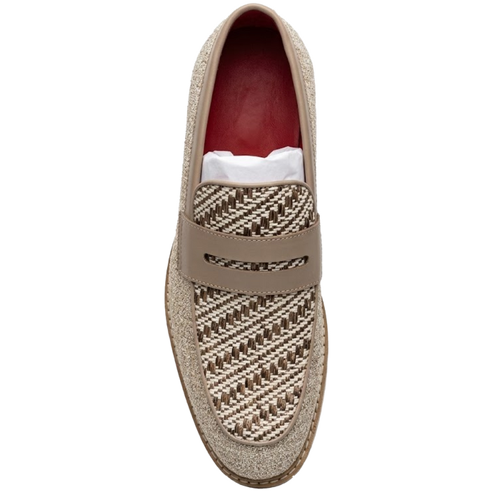 The Ashford Taupe Light Knit Loafers