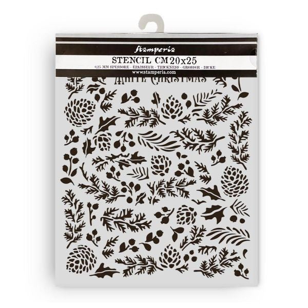 The Owl's House - Stencil - Pine Cones
