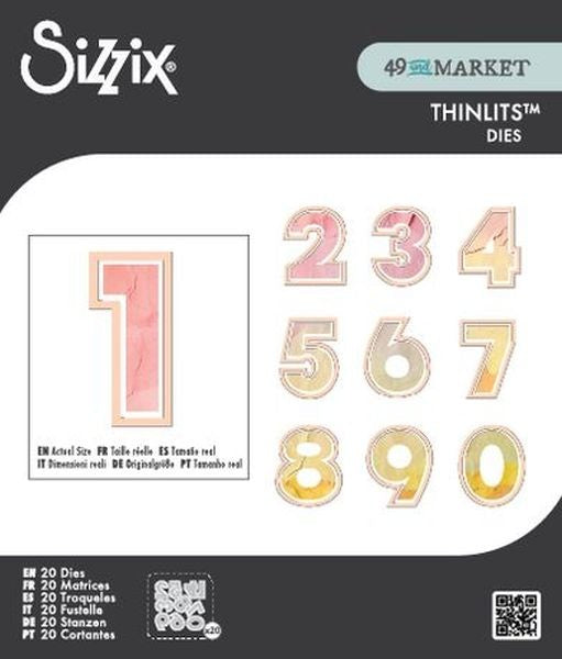 This or That 2" Numbers Thinlits Dies