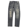 ThreadTheory Grey Ripped Denim Jeans
