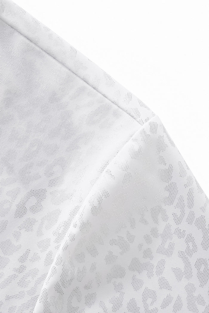 Tonal Leopard Shirt WHITE