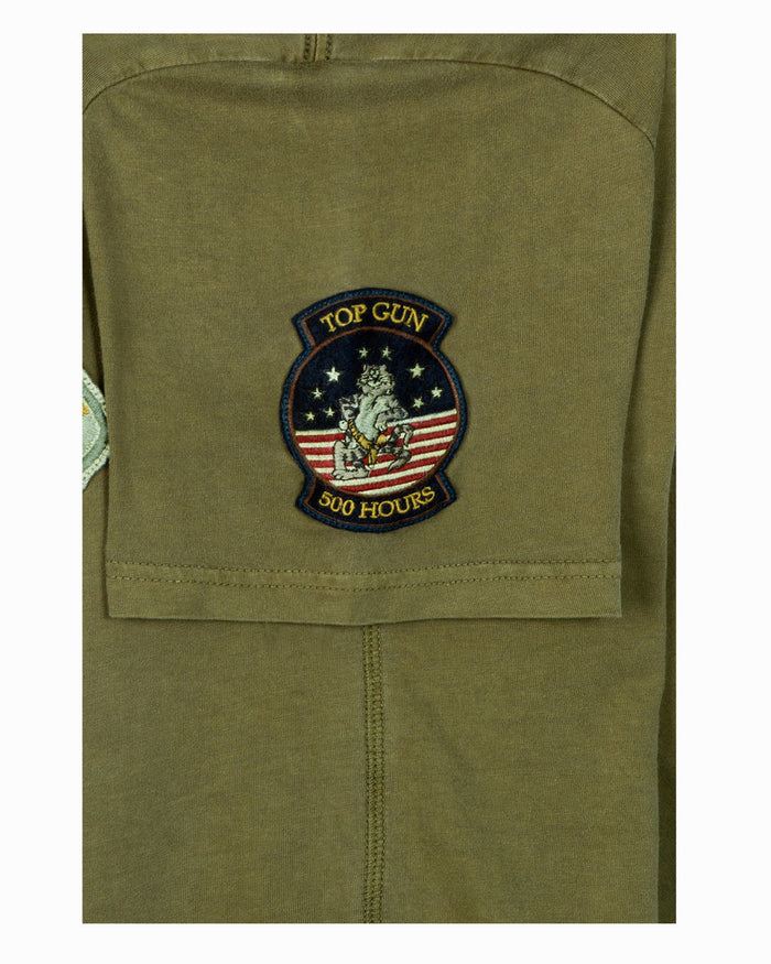 Top Gun "Naval Air Station" Tee - Olive