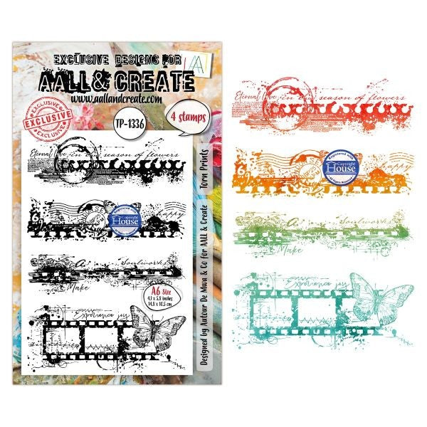 Torn Prints - Clear Stamps