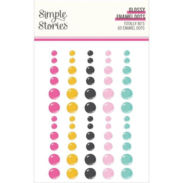 Totally 80's - Glossy Enamel Dots