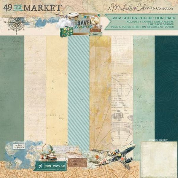 Travel Diaries - 12x12 Collection Pack - Solids