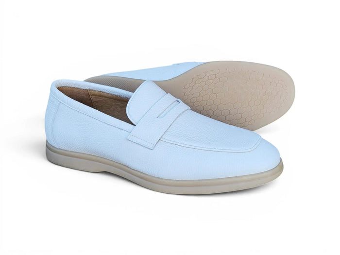 Tumble Calfskin Penny Loafer