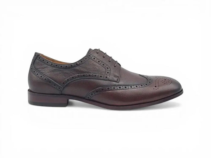 Tumbled Leather Blucher style Oxford with Flex Sole