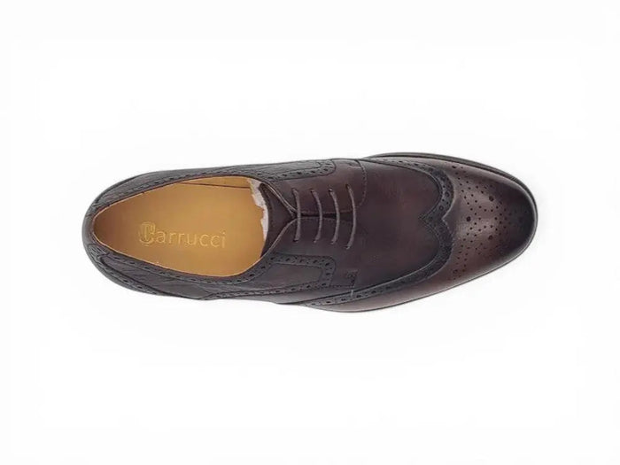 Tumbled Leather Blucher style Oxford with Flex Sole