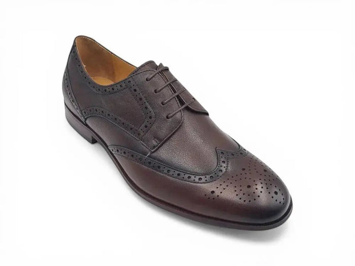 Tumbled Leather Blucher style Oxford with Flex Sole