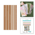 Turn the Page Collection - Keepsake Capsule Borders Dies