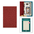Turn the Page Collection - Number Field 3D Embossing Folder