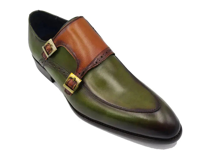 Two Tone Double Monk Strap