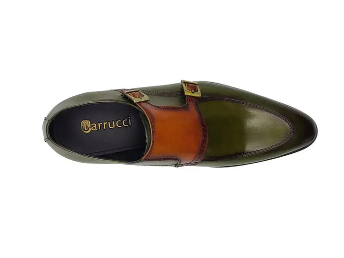 Two Tone Double Monk Strap