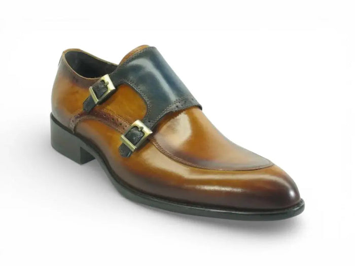 Two Tone Double Monk Strap