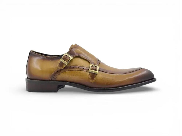 Two Tone Double Monk Strap