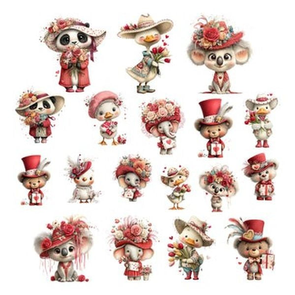 Valentine Critters - Ephemera