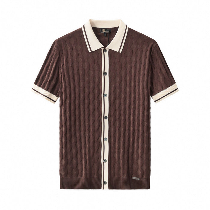 Verona Knit SS Shirt MOCHA