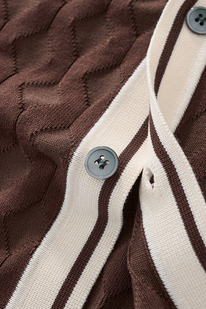 Verona Knit SS Shirt MOCHA