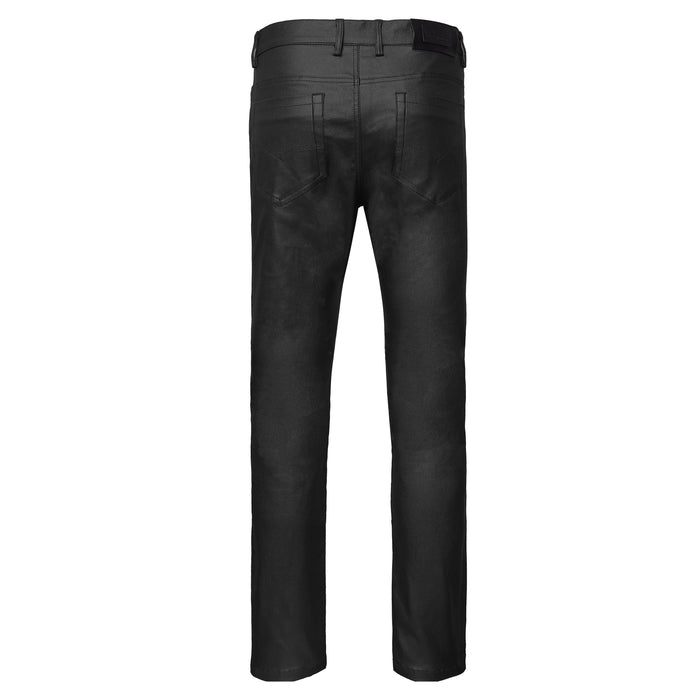 Versatile Vogue Metallic Jeans BLACK - Dudes Boutique
