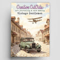 Vintage Gentlemen - Creative Cut Outs Book