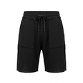 Voyage Studio Black Waffle Knit Shorts