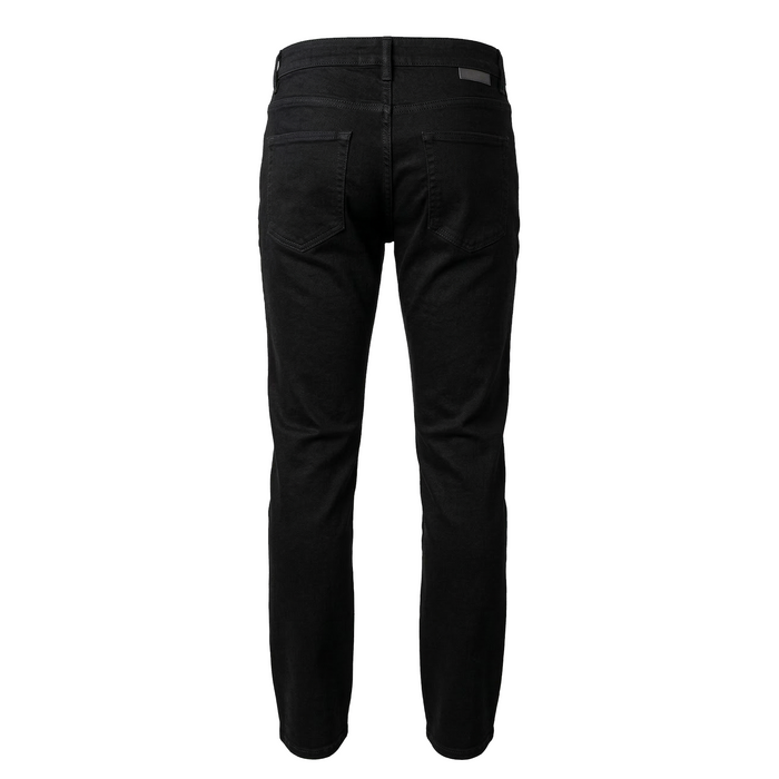 Waimea Jet Black Distressed Denim Jeans