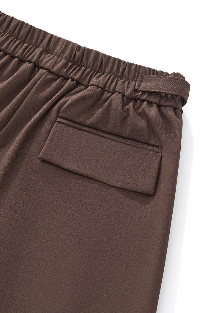Wellington Side-Tab Trousers COFFEE