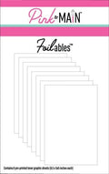 White Foilables Toner Sheets