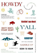Wild West Collage - Clear Stamps